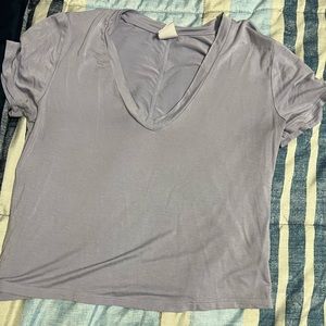 Light purple crop top